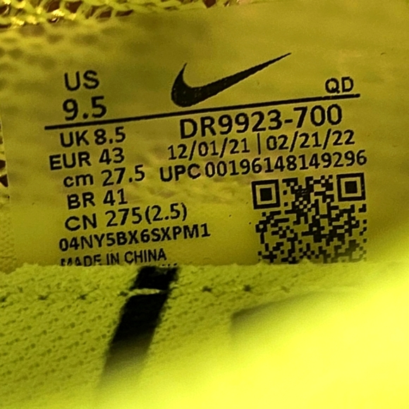 Nike Zoom SUPERFLY Elite 2 Sprinting Spikes Track & Field DR9923-700 Sz 9.5 Men - Picture 10 of 12